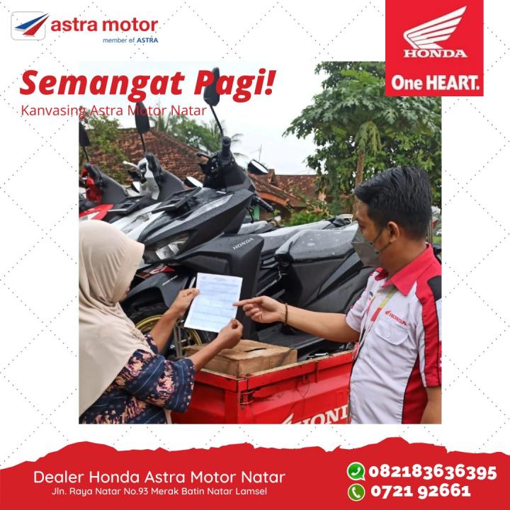 Astra Motor Natar Kenalkan Produk Vario 150 Lewat Kanvasing